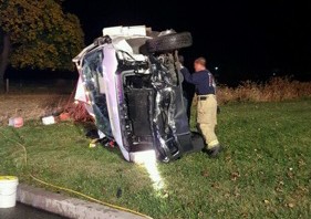 Cars Collide On Wilson