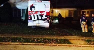 Stolen Truck Hits House