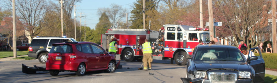 Three Cars Collide, One Flown